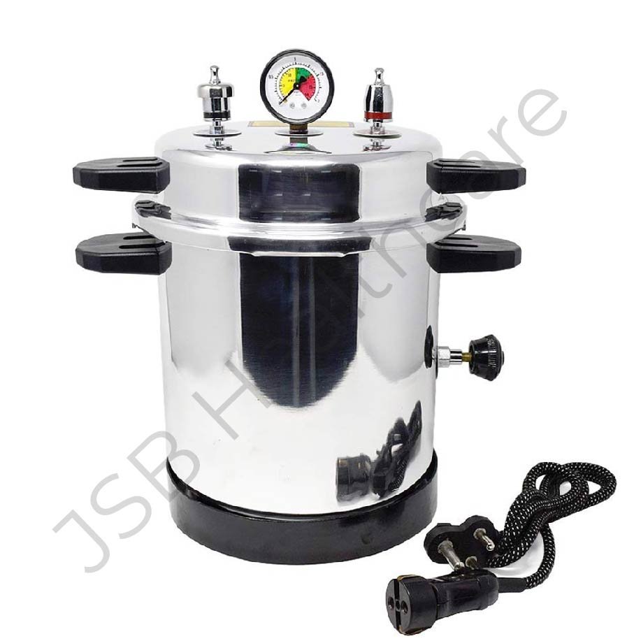 Autoclave (13 litres) Electric, Pressure Cooker Type, Mirror Finish